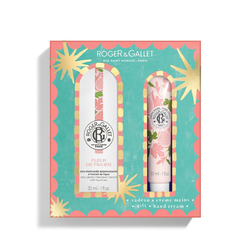 Roger&Gallet Coffret Natal 2025 Fleur de Figuier | Água Perfumada 30ml + Creme Mãos 30ml