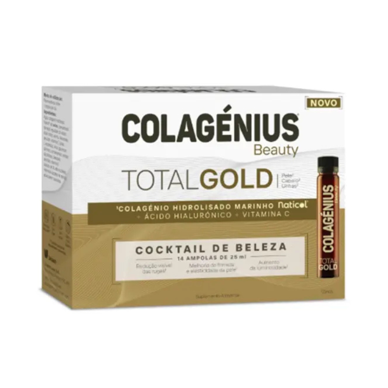 Colagénius Beauty Total Gold Ampolas 14x25 ml