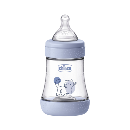 Chicco Biberão Perfect 5 150ml Azul | Fluxo Lento +0M Anticólicas