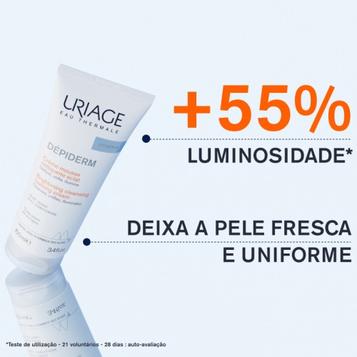 Uriage Dépiderm Mousse Limpeza 100ml | Ilumina e Purifica