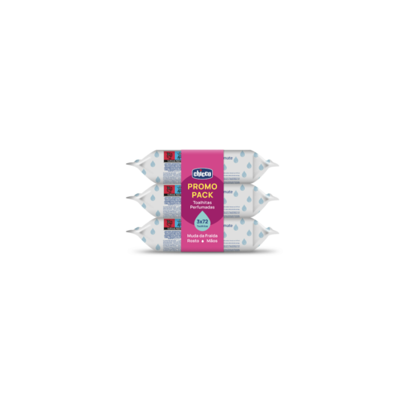 Chicco Toalhetes Perfumados (X72 Unidades) Pack Triplo