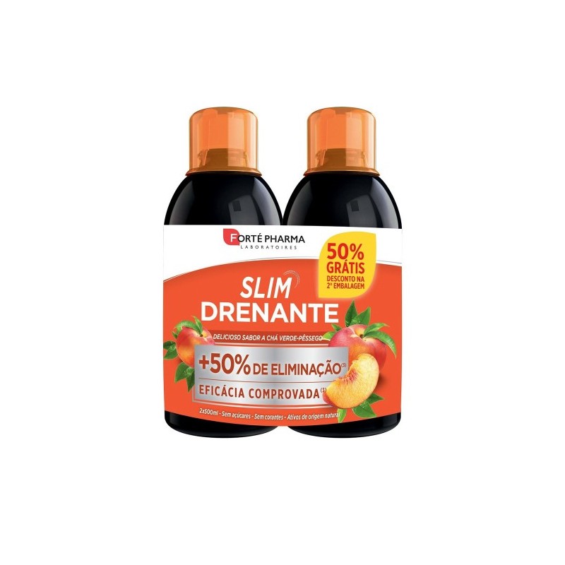 Slim Drenante Sol Pessego 500MlX2 50%2U