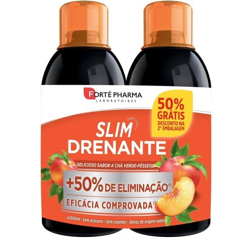 Slim Drenante Sol Pessego 500MlX2 50%2U