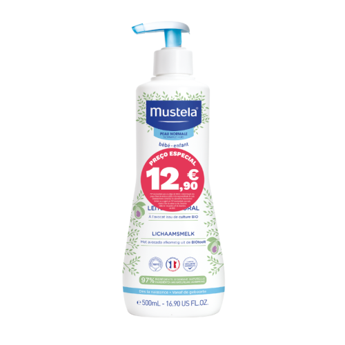 Mustela Hydra Bebé Leite Corporal 500ml | Nutrição Diária