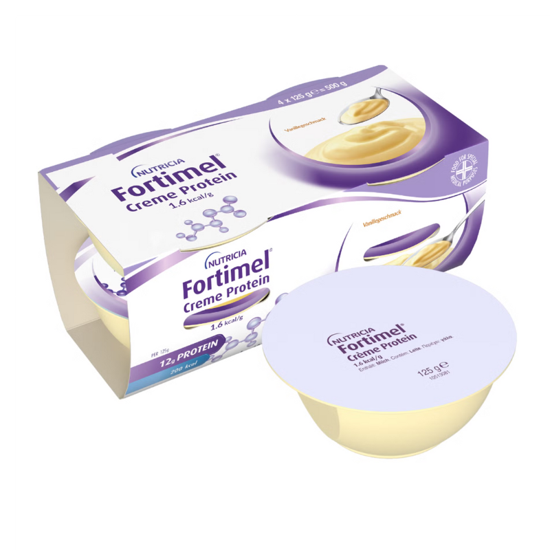 Fortimel Creme Protein Banana 125g x4 | Suplemento Nutricional
