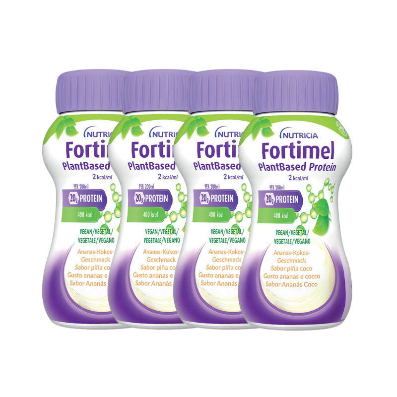 Fortimel Plant Based Ananás-Coco 4x200ml | Suplemento Vegetal