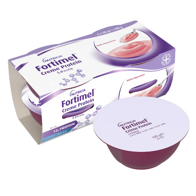 Fortimel Creme Protein Frutos Silvestres 4x125g