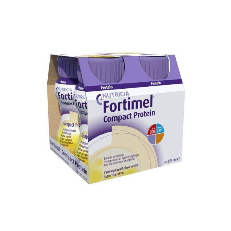 Fortimel Compact Protein Baunilha 4x125ml