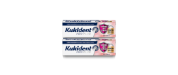 Kukident Pro Plus Creme Adesivo sem Sabor 2x40g | Fixação Forte e Duradoura