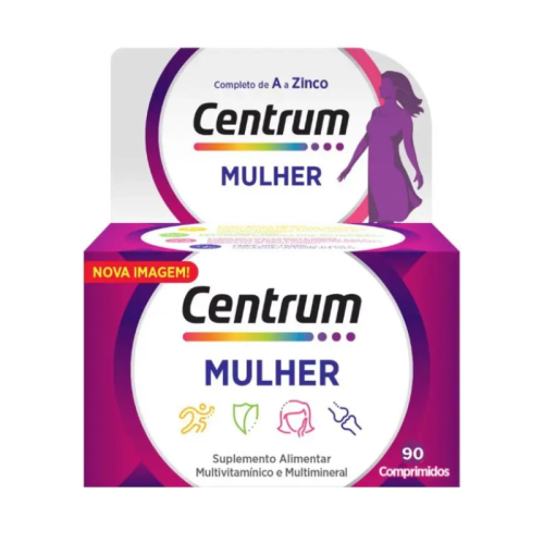 Centrum Mulher 90 Comprimidos – Vitaminas +18