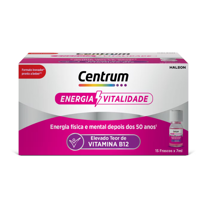 Centrum Energia & Vitalidade 50+ Frascos 15x7ml
