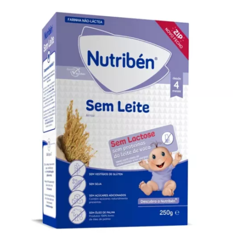 Nutriben Farinha Sem Leite 250G