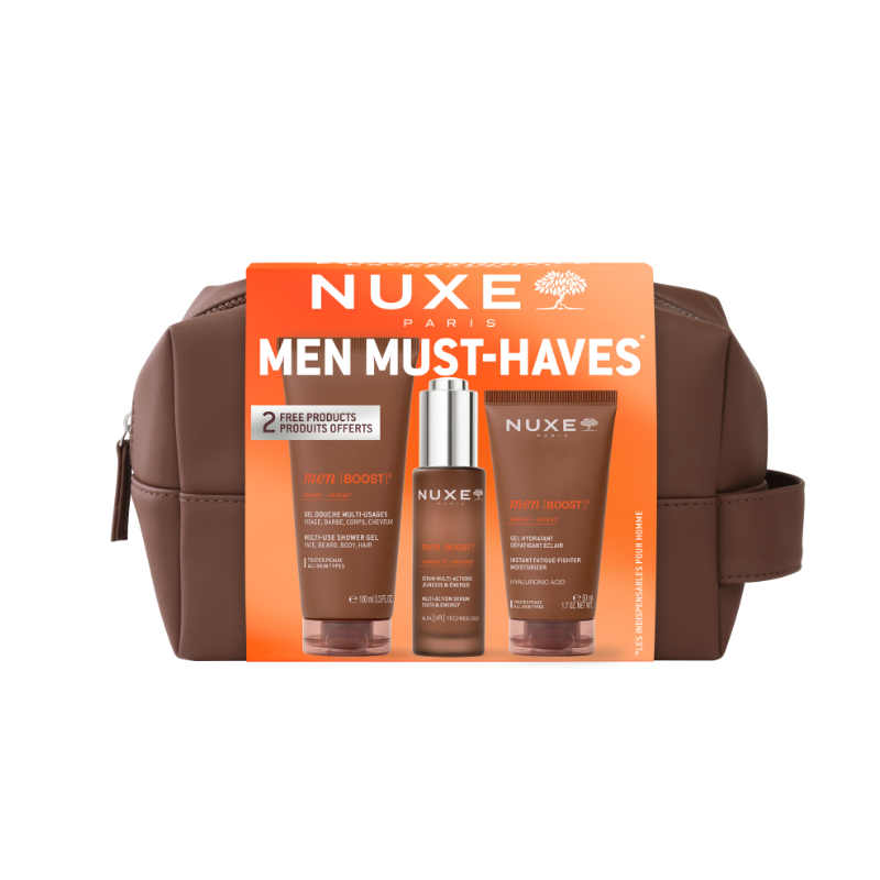 Nuxe Men Boost Kit Essenciais – Coffret de Cuidados Masculinos