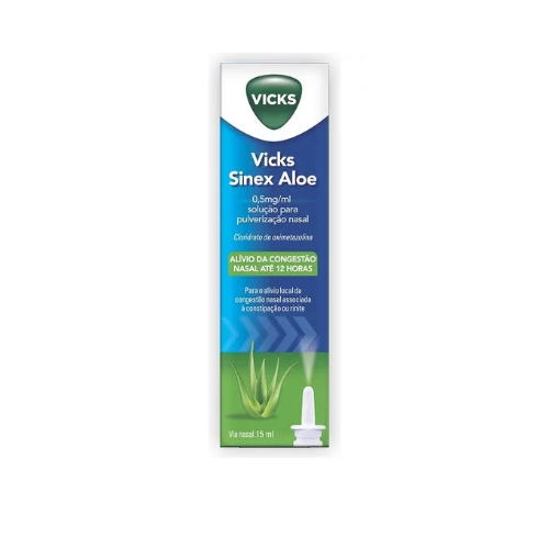 Vicks Sinex Aloé , 15 ml Sol pulv nasal