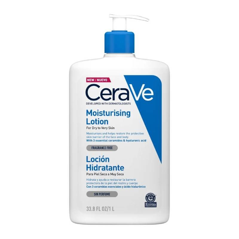 CeraVe Loção Hidratante Diária 1000ml – Hidratação prolongada
