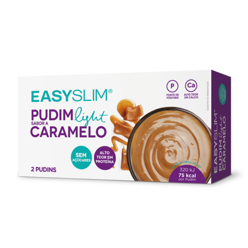 EasySlim Pudim Light Caramelo x2 – Doce e leve