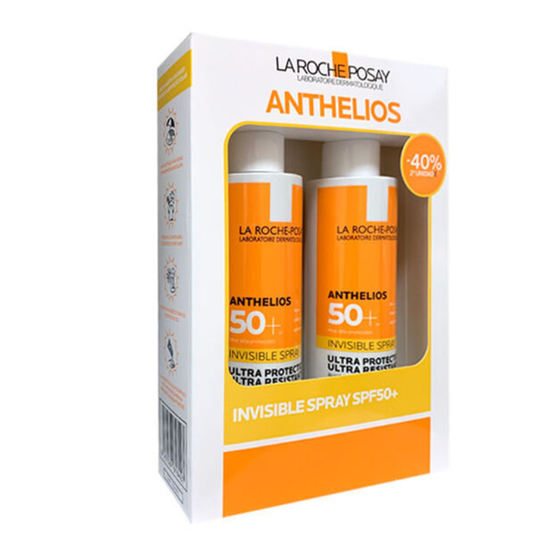 La Roche-Posay Anthelios Spray Invisível SPF50+ 200ml Duo