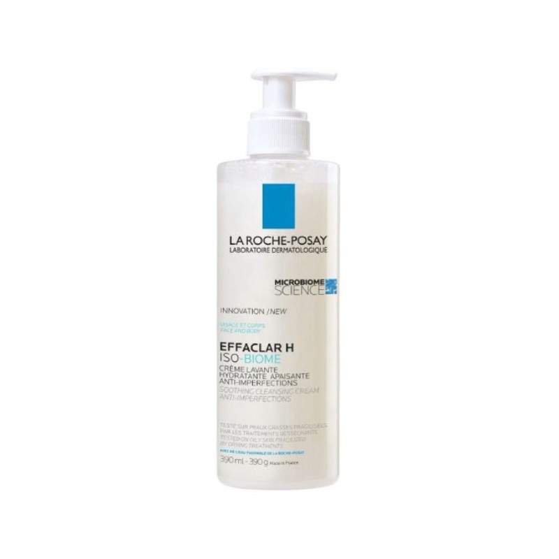 La Roche-Posay Effaclar H Iso-Biome Creme Lavante Suave 390ml
