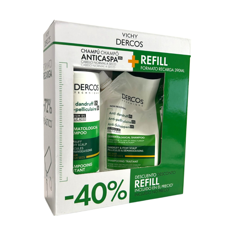 Dercos Ch Caspa Seca 390+Refill390 26