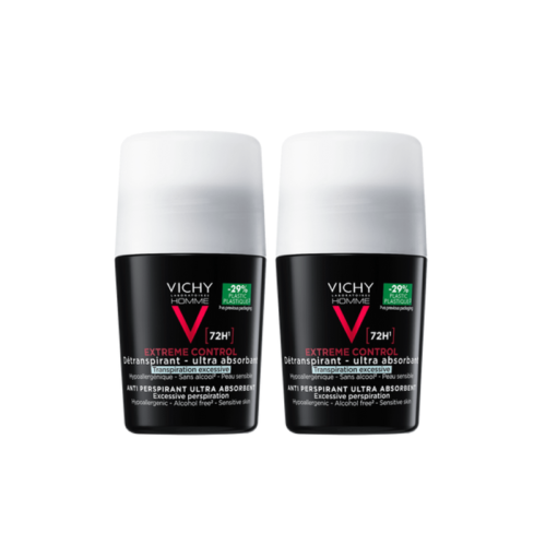 Vichy Pack Homme Desodorizante Roll-On 72h 2x50ml