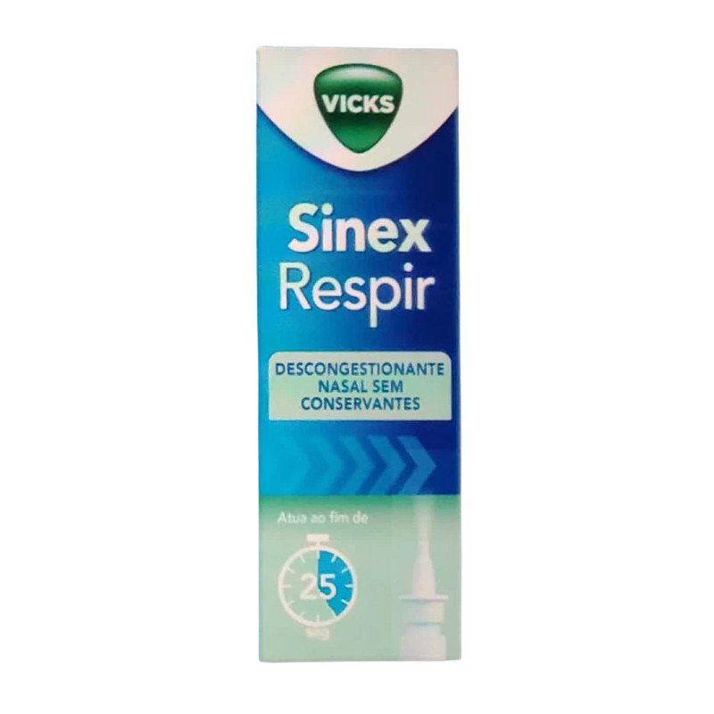 Vicks Sinex Respir , 0.5 mg/ml Frasco 10 ml Sol pulv nasal