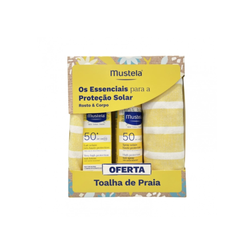 Mustela Solar Spr SPF50 200+Lt40+Toalha