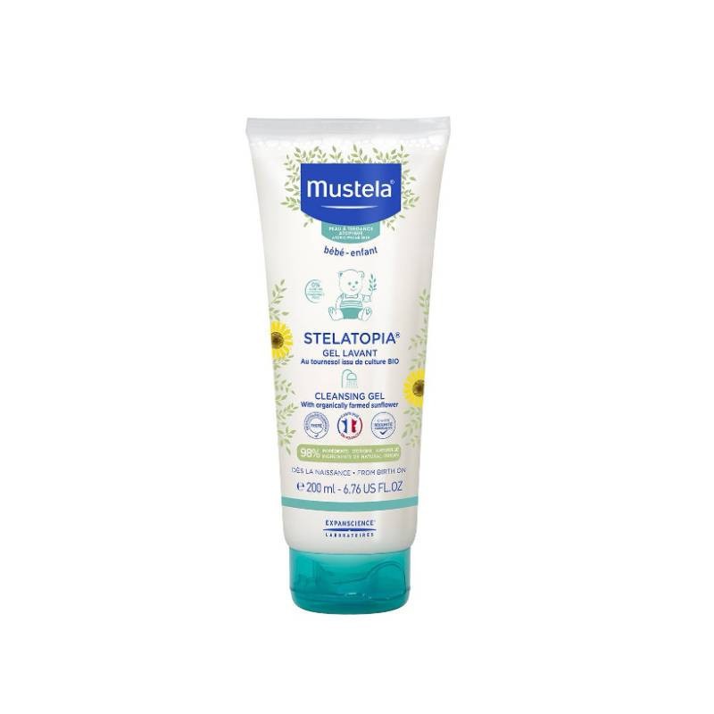 Mustela Pa Stelatopia Gel Lav 200Ml