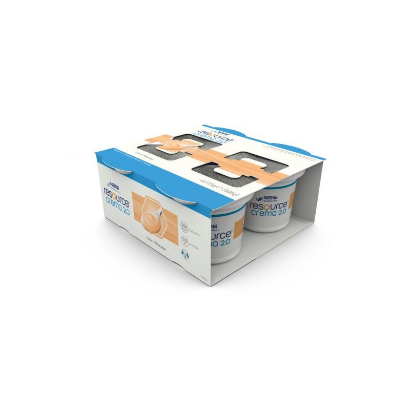 Resource Crema 2.0 Pêssego 4x125g | Pharmacaring