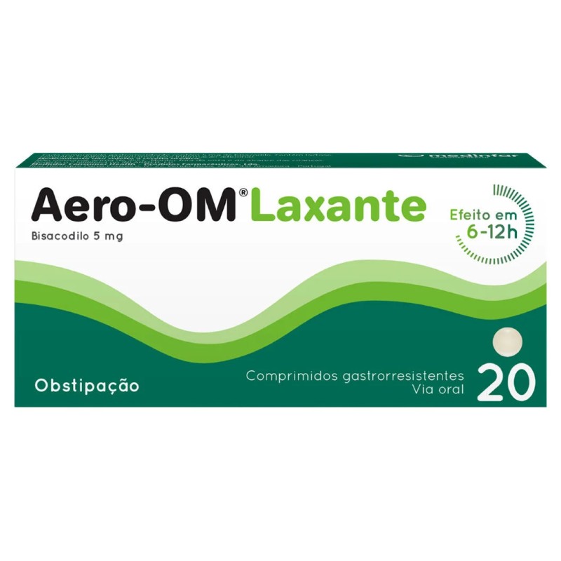Aero-OM Laxante , 5 mg Blister 20 Unidade(s) Comp GR