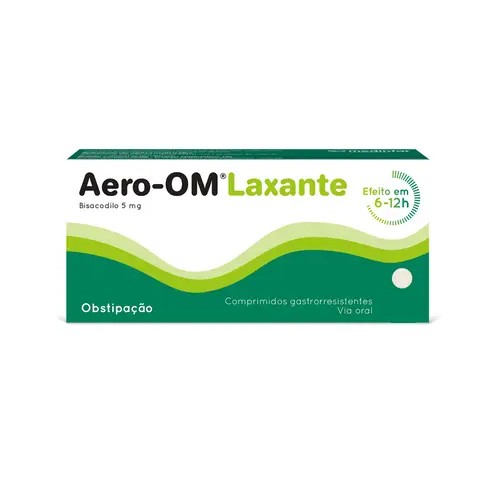 Aero-OM Laxante , 5 mg Blister 40 Unidade(s) Comp GR