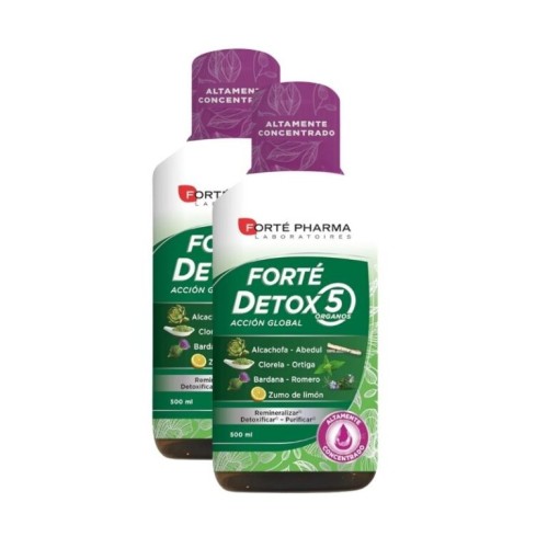 Forte Detox 5 Orgaos 500Ml+50%Desc 2U