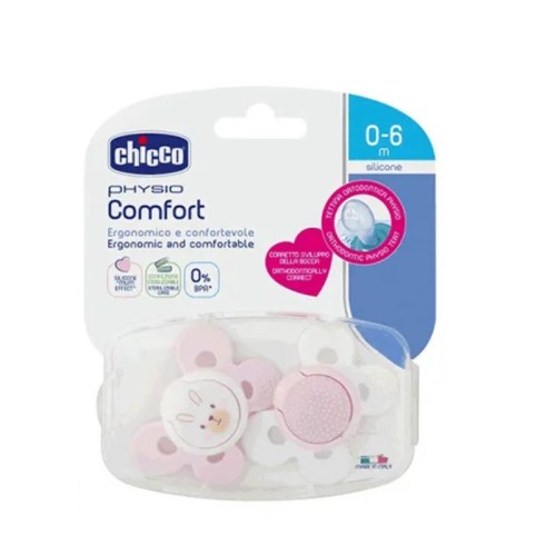 Chicco Chupeta Physio Comfort Girl 0-6M X2