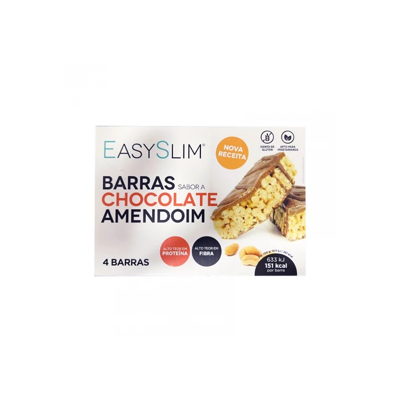 Easyslim Barras Chocol-Amendoim 42g X 4