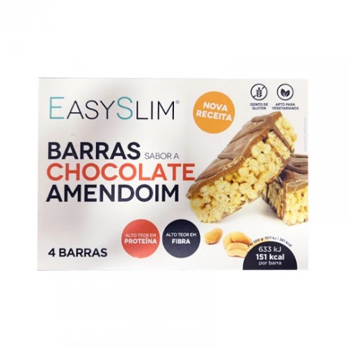 Easyslim Barras Chocol-Amendoim 42g X 4