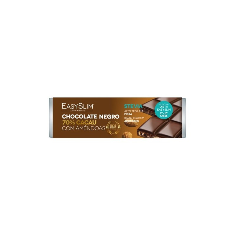 Easyslim Chocolat Negro 70% Cacau Amend 30g