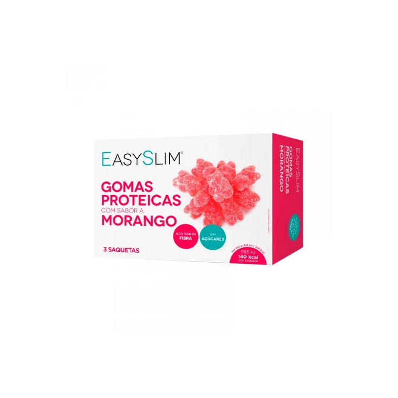 Easyslim Gomas Prot Morango 70G X3