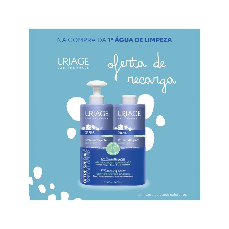 Uriage Bebe 1º Eau + Eco Pack 500MlX2