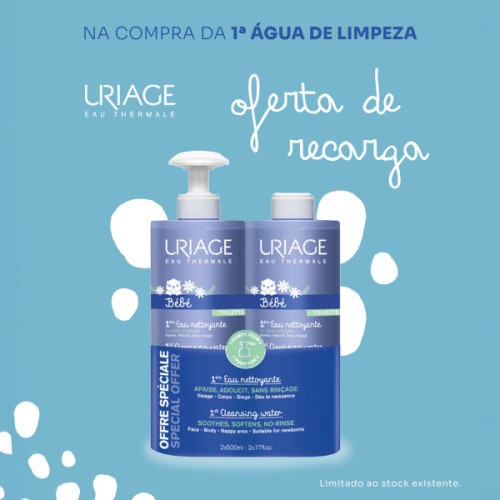 Uriage Bebe 1º Eau + Eco Pack 500MlX2