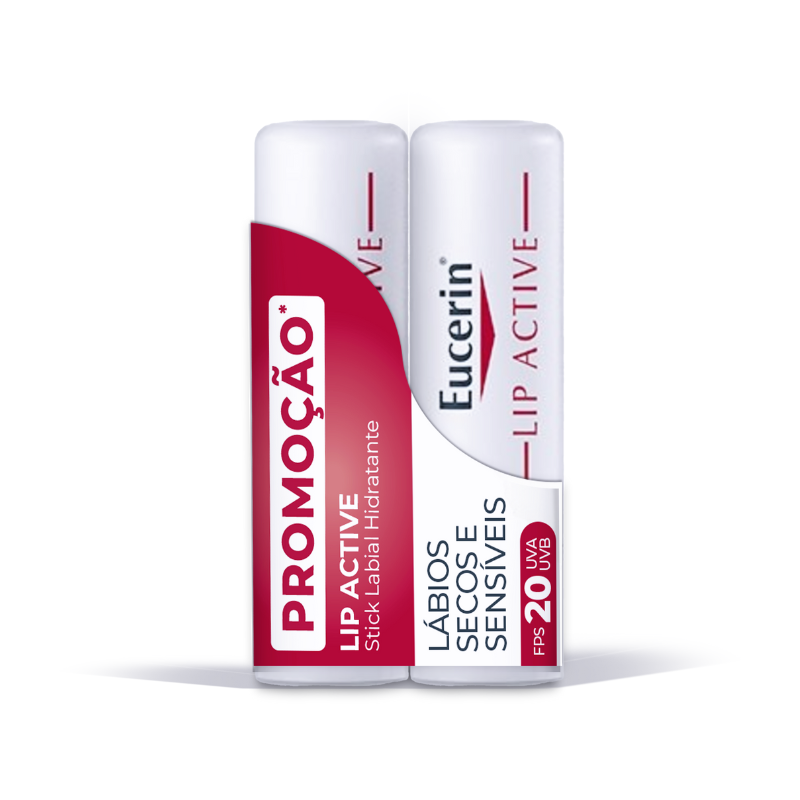 Eucerin Lip Active Stick 4,8GX2 -25%2U