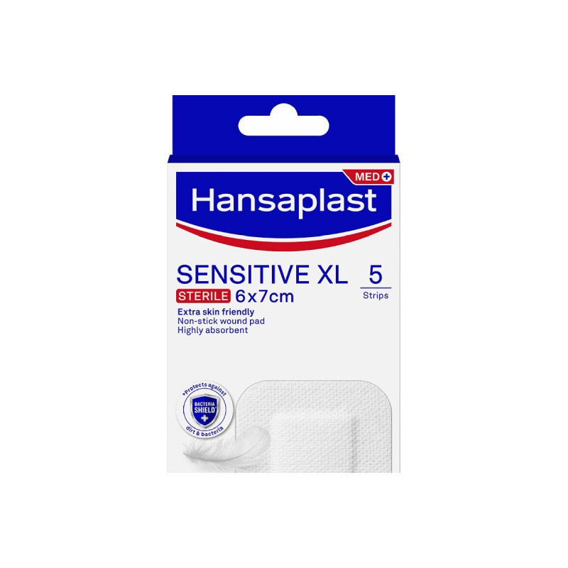 Hansaplast Sensi Penso XL 6x7cm X5