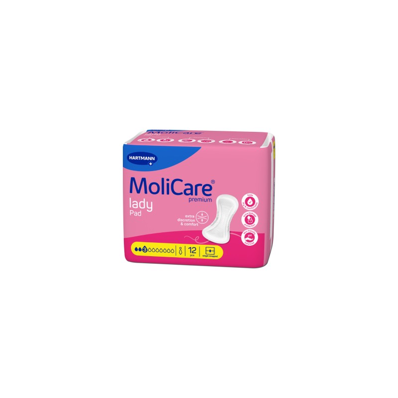 Molicare Lady Pad 3 Gotas X12