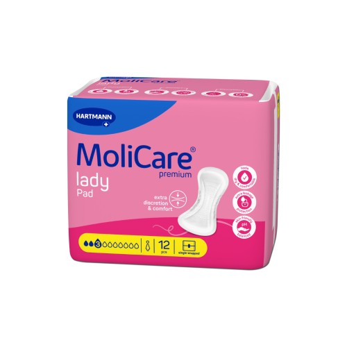Molicare Lady Pad 3 Gotas X12