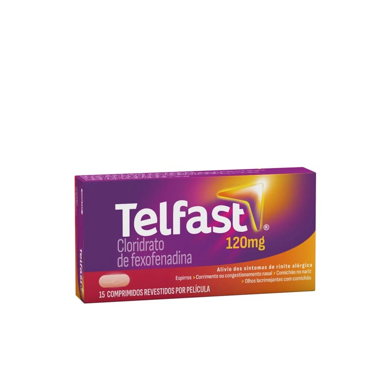Telfast 120 , 120 mg Blister 15 Unidade(s) Comp revest pelic