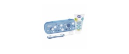 Chicco Conjunto Higiene Oral Azul 6M+