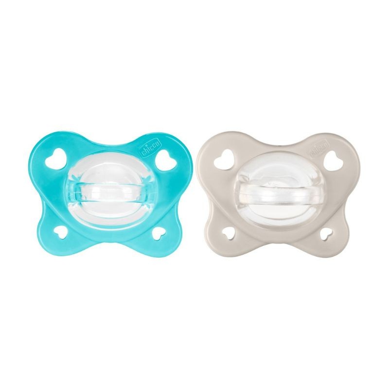 Chicco Chupeta Physio Dual Soft Azul 6-16M X2