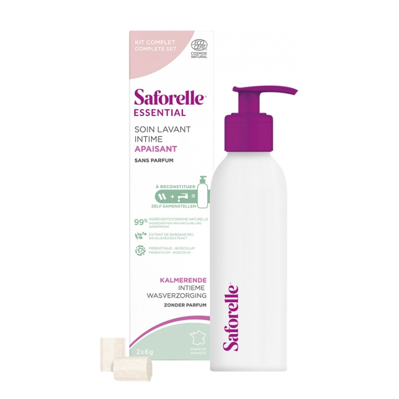Saforelle Essential Kit Iniciação + Barra 2x6g | Higiene Íntima