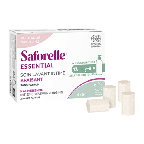 Saforelle Essential Recargas Barra 4x6g