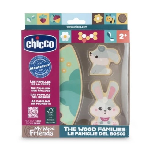 Chicco Set Madeira Coelho Mãe X2