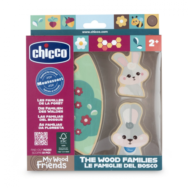 Chicco Set Madeira Coelho Pai X2