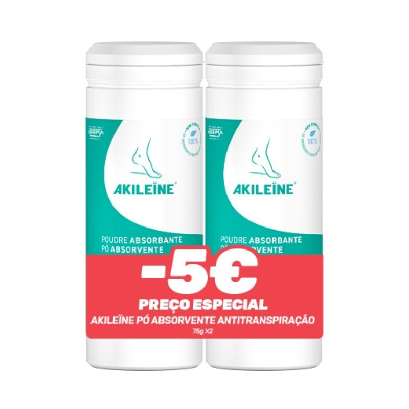 Akileine Transp Po Absorv 75GX2 Pr Esp